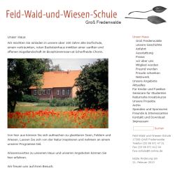 Feld-Wald-und-Wiesen-Schule “Groß Fredenwalde” in der Uckermark Gerswalde