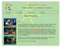 Farmwildgehege / Ferienbauernhof Kühnle Wolpertshausen - Reinsberg