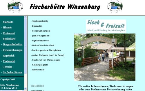 Fischerhütte Winzenburg Freden / Leine - Winzenburg