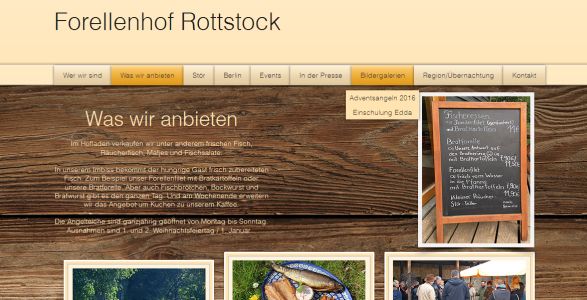 Forellenhof Rottstock Gräben Rottstock