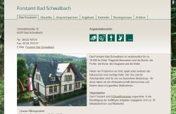 Forstamt Bad Schwalbach Bad Schwalbach