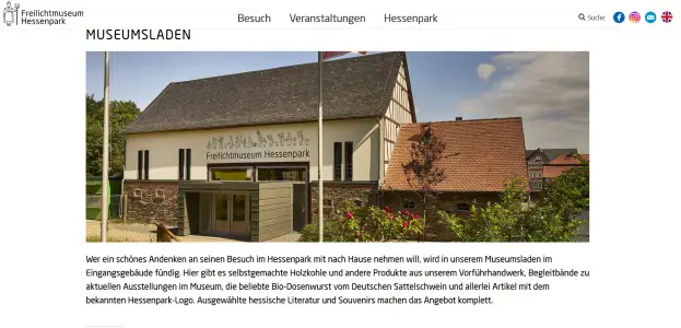 Freilichtmuseum Hessenpark Museumsladen Neu-Anspach