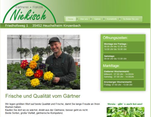 Gärtnerei und Floristik Niekisch Kinzenbach