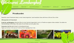 Gärtnerei Lemberghof mit Onlineshop Kräuterfeld.de Erdmannhausen