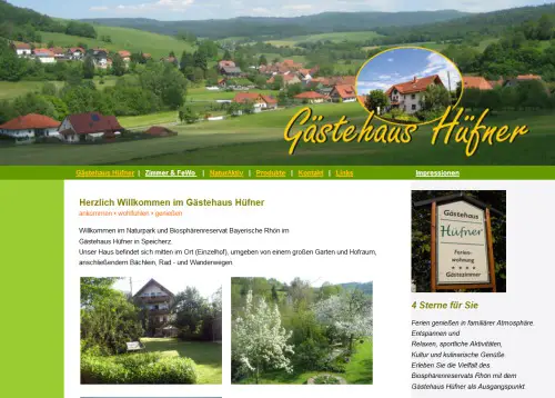  Gästehaus u. Ferienhof Hüfner Motten OT Speicherz