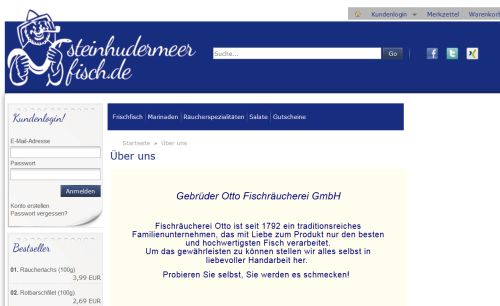 Gebrüder Otto Fischräucherei Rehburg-Loccum