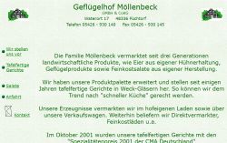 Geflügelhof Möllenbeck Sassenberg-Füchtorf