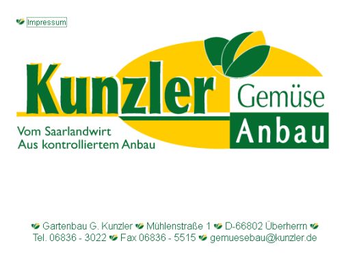 Gemüsebau - Gartenbau Kunzler Überherrn - Bisten