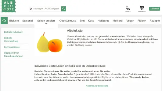 Gemüse Abo Weiss Gomadingen-Dapfen