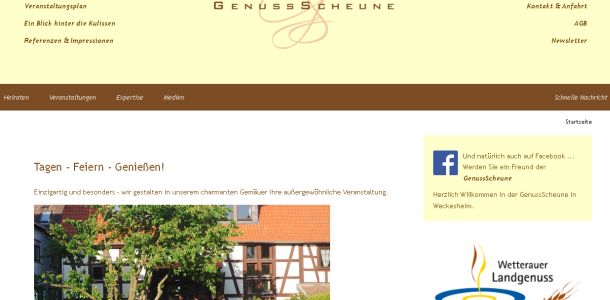 GenussScheune Reichelsheim/Weckesheim