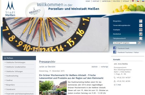 Grüner Wochenmarkt Meißen Meißen