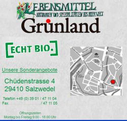 Grünland Naturwaren Salzwedel