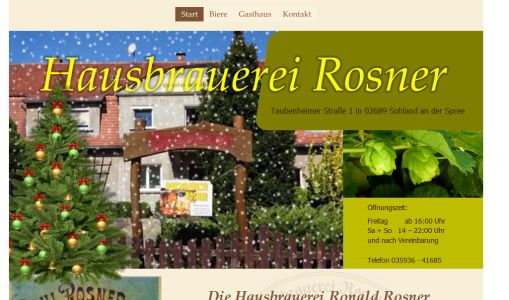 Hausbrauerei Rosner  Sohland