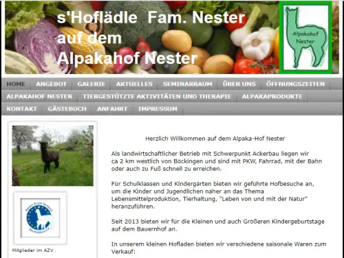 Hofladen und Alpaka-Hof Nester - s'Hoflädle Heilbronn