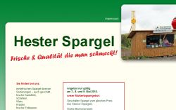 Waltroper Gemüsehof Hester - Hester Spargel Waltrop