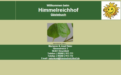 Himmelreichhof Steinbach am Wald