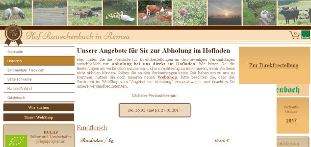 Biolandhof Rauschenbach Windischleuba - Remsa