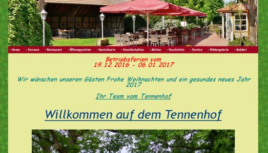 Café - Restaurant Tennenhof Greven