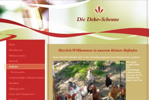 Hofladen in der - "Die Deko Scheune" Hausten