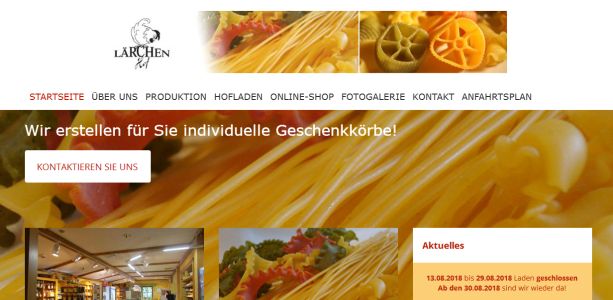 Hofladen & Nudelproduktion Lärchenhof  Friedberg-Rinnenthal