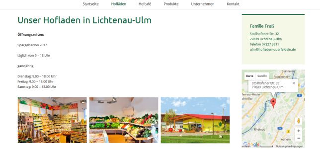 Hofladen Querfeldein Lichtenau-Ulm