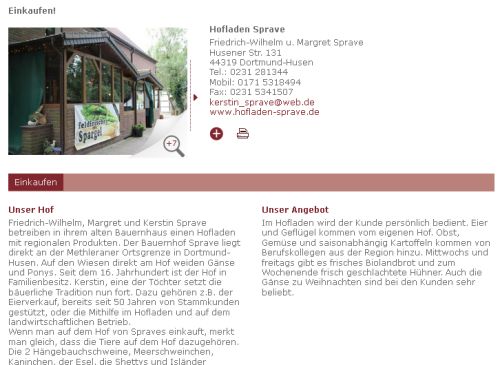 Hofladen Sprave Dortmund-Husen