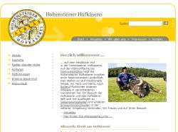 Hohensteiner Hofkäserei Hohenstein-Ödenwaldstetten