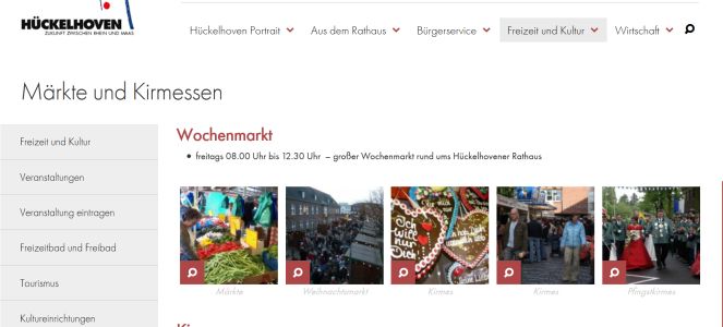 Wochenmarkt in Hückelhoven - Ratheim Hückelhoven - Ratheim