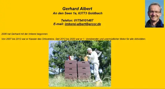 Imkerei Albert Goldbach