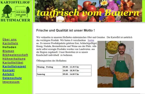 Hofladen - Kartoffelhof Huthmacher Rommerskirchen