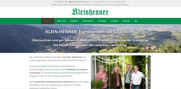 Grillitsch Glennard und Sieglinde, vlg. Kleinhenner Frantschach St.Gertraud