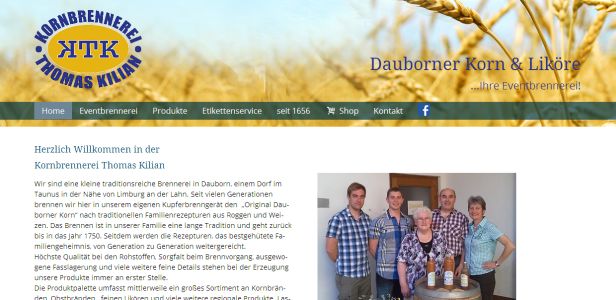 Kornbranntwein-Brennerei Kilian Hünfelden-Dauborn