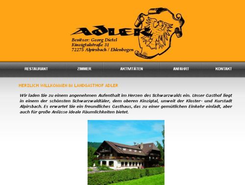 Landgasthof und Pension Adler Alpirsbach-Ehlenbogen