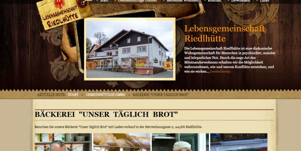 Bäckerei - Lebensgemeinschaft Riedlhütte Riedlhütte