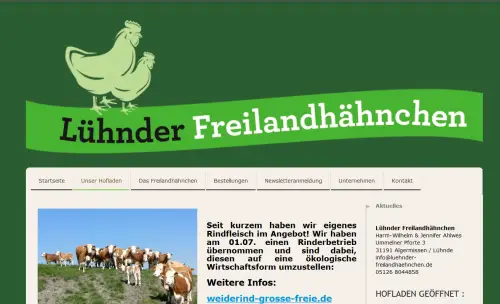 Lühnder Freilandhähnchen Algermissen / Lühnde