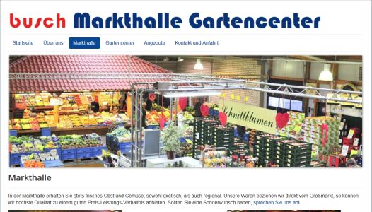 Markthalle und Gartencenter Busch Korschenbroich - Glehn
