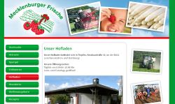 Mecklenburger Frische Erdbeer- und Spargelkulturen Gülzow-Prüzen OT Tieplitz
