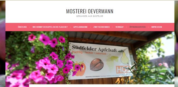 Mosterei Oevermann Petershagen-Südfelde