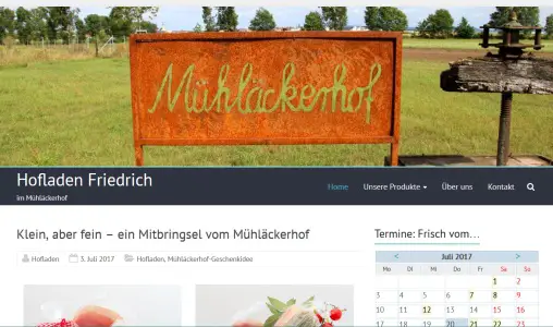 Mühläckerhof - Hofladen Friedrich Kolitzheim Gernach
