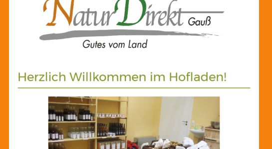 Hofladen Gauß -  Natur Direkt Fellbach-Oeffingen