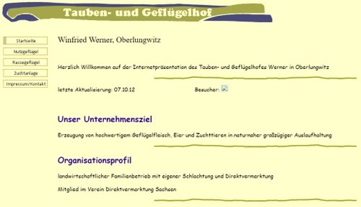 Tauben- und Geflügelhoft Werner Oberlungwitz