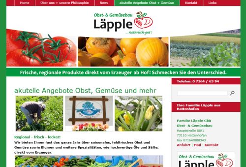 Obstbau & Gemüsebau Läpple Hattenhofen