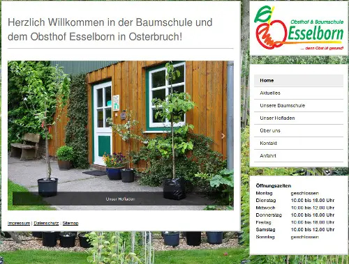 Obsthof und Baumschule Esselborn Osterbruch