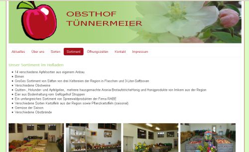 Obsthof Tünnermeier Stolpen OT Langenwolmsdorf
