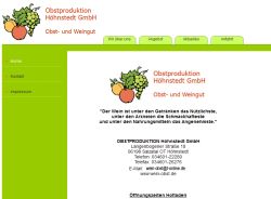 Obstproduktion Höhnstedt GmbH - Obst- und Weingut Salzatal OT Höhnstedt
