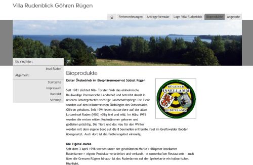 Ökohof Ranch am Torfmoor - Rügener Insellamm Rudenlamm Ostseebad Göhren