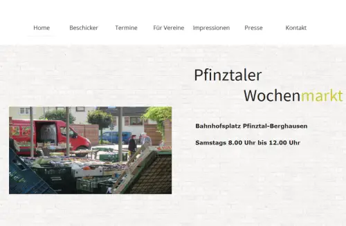 Pfinztaler Wochenmarkt Pfinztal-Berghausen