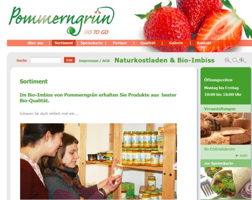 Pommerngrün Naturkostladen und Bio-Imbiss Greifswald