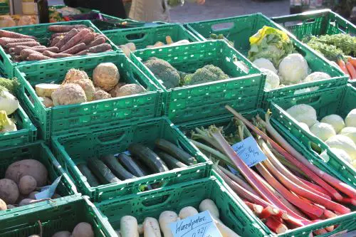 Wochenmarkt Eichwalde im Plumpengraben Eichwalde