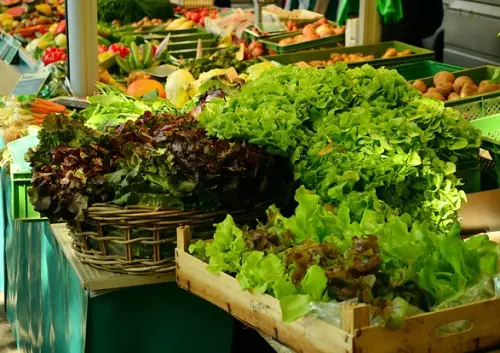 Wochenmarkt in Ludwigshafen-Oppau Ludwigshafen am Rhein - Oppau